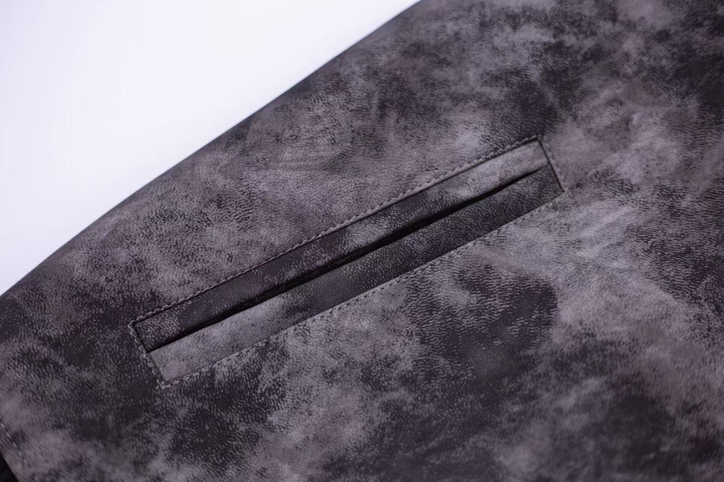 크롬하츠 플뢰르 드 리스 패치 바시티 재킷 - 그레이 타이다이 아우터웨어 A5588