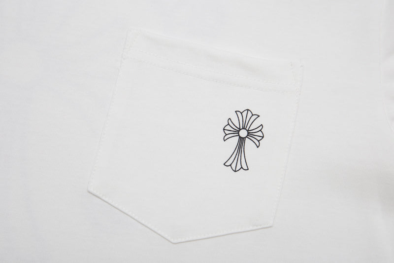 크롬하츠 넥 로고 티셔츠 K6022