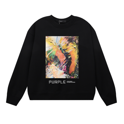 퍼플 남성용 긴팔 티셔츠 스웨트셔츠 1126 