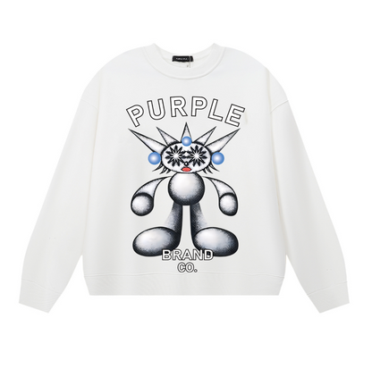 퍼플 남성용 긴팔 티셔츠 스웨트셔츠 1157 