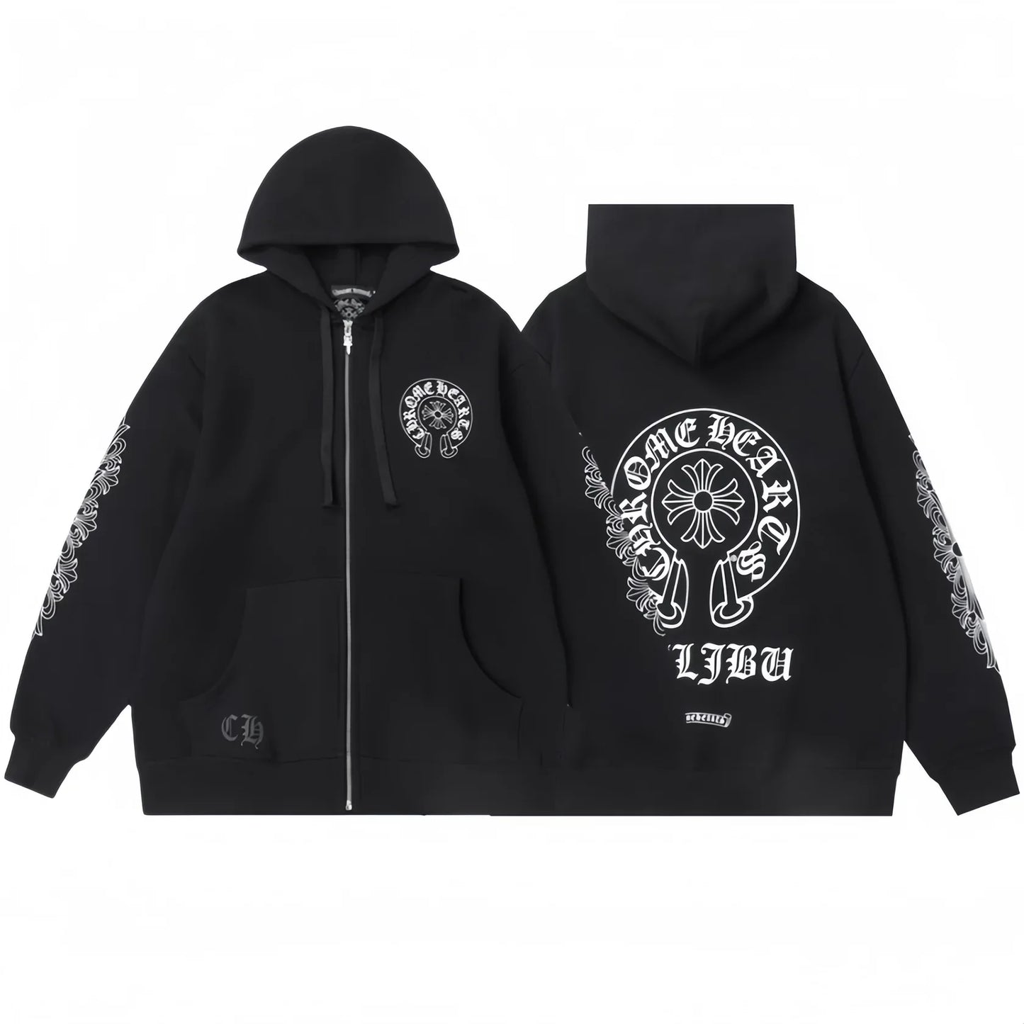 Chrome Hearts ジップアップ パーカー 8515