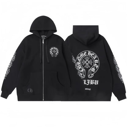Chrome Hearts ジップアップ パーカー 8515