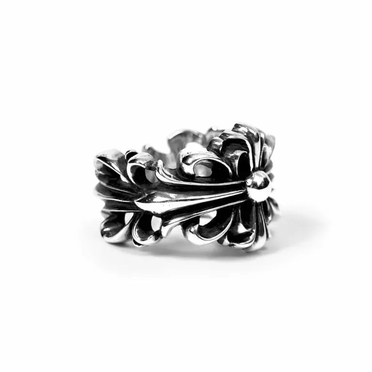 Chrome Hearts ダブルフローラルリング -1