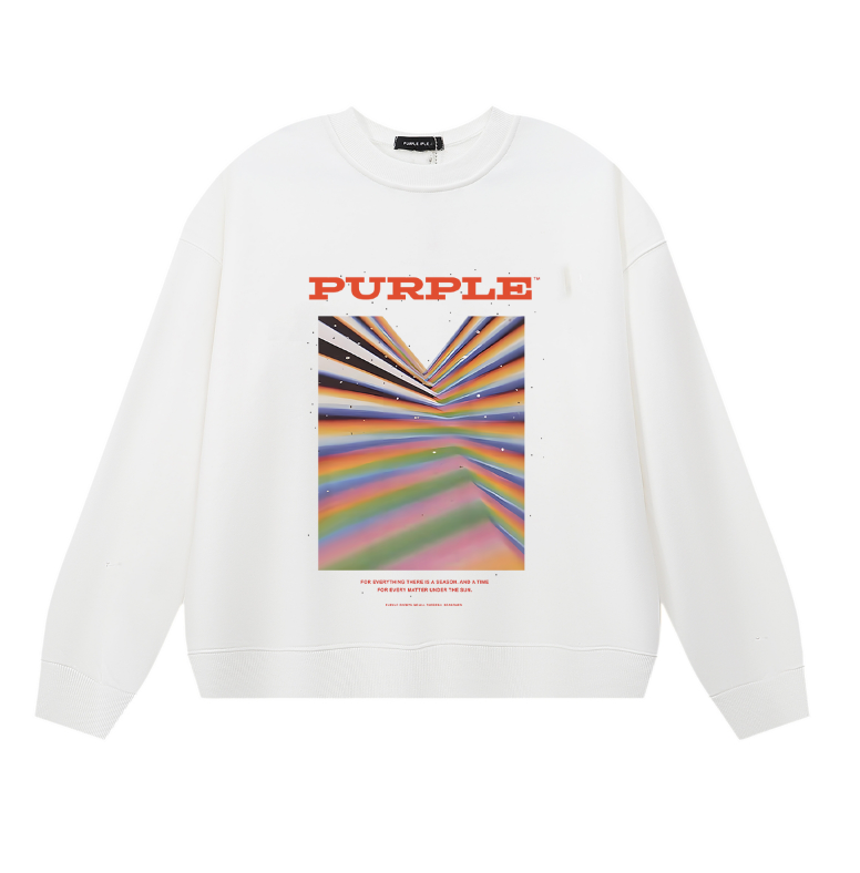 퍼플 남성용 긴팔 티셔츠 스웨트셔츠 1127 