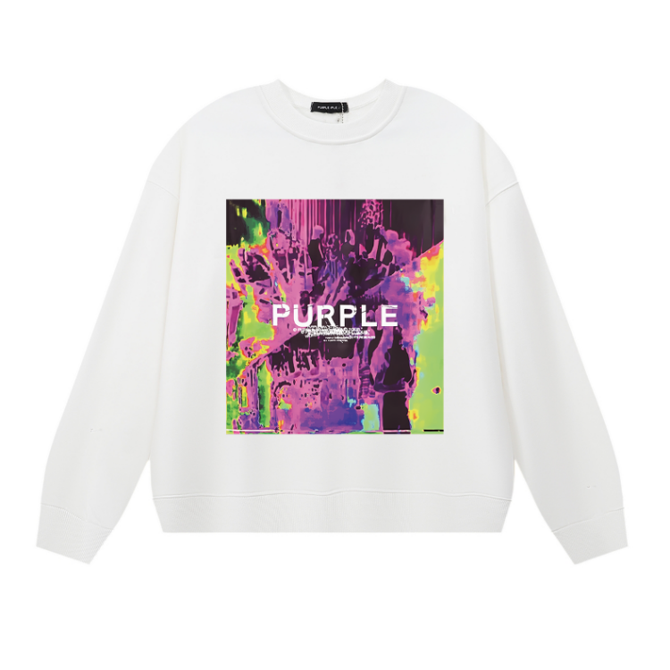 퍼플 남성용 긴팔 티셔츠 스웨트셔츠 1121 