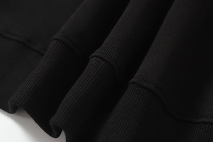 Chrome Hearts ラインストーン ホースシュー パーカー - ブラック ゴシック ストリートウェア スウェットシャツ 2601 