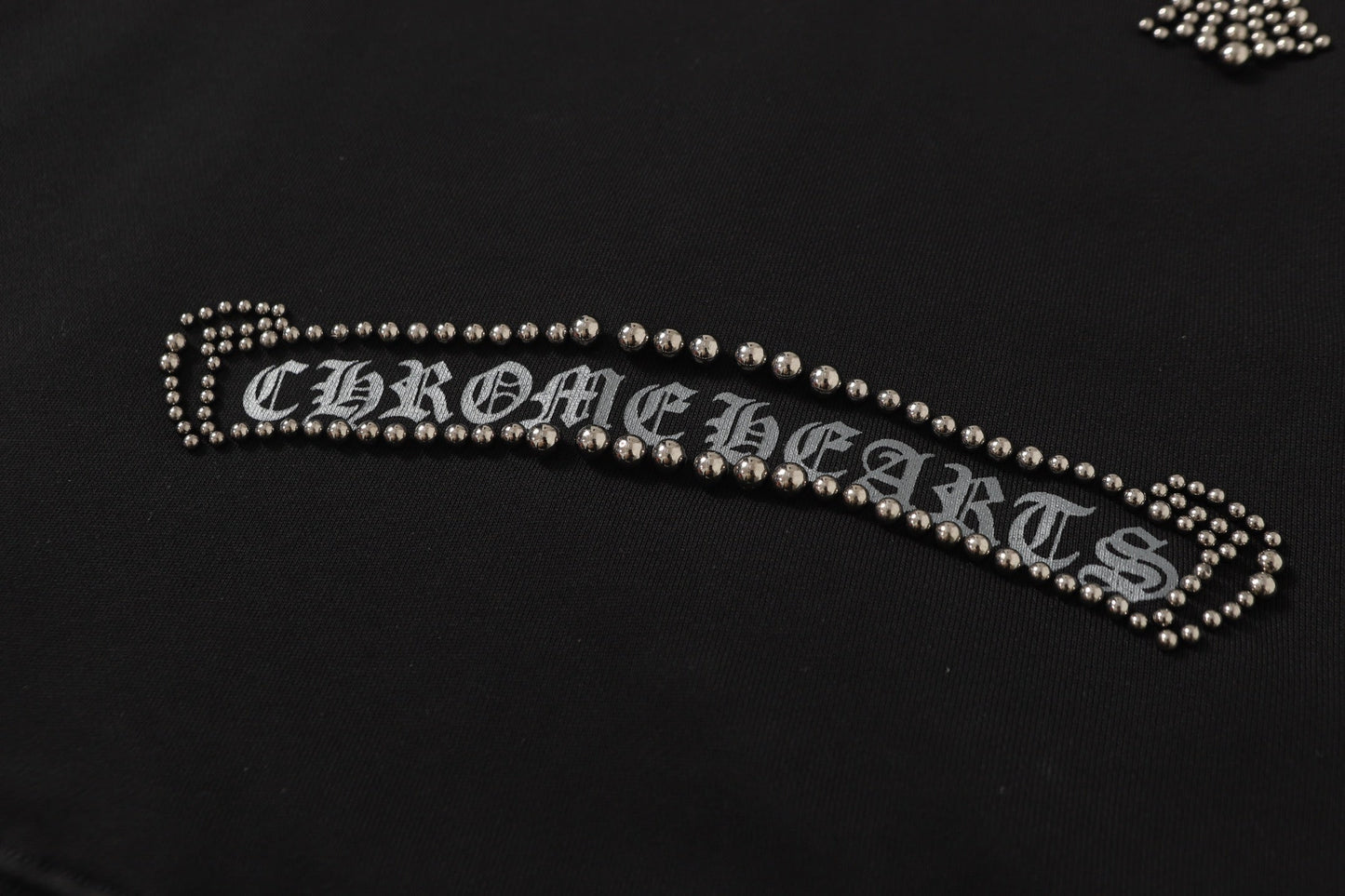 Chrome Hearts ラインストーン クロス パーカー - ブラック ゴシック ストリートウェア スウェットシャツ 2633 