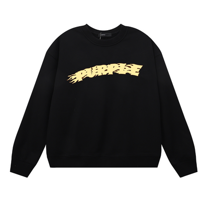 퍼플 남성용 긴팔 티셔츠 스웨트셔츠 1130 