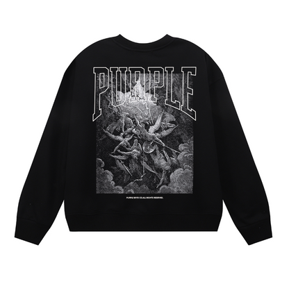 퍼플 남성용 긴팔 티셔츠 스웨트셔츠 1152 