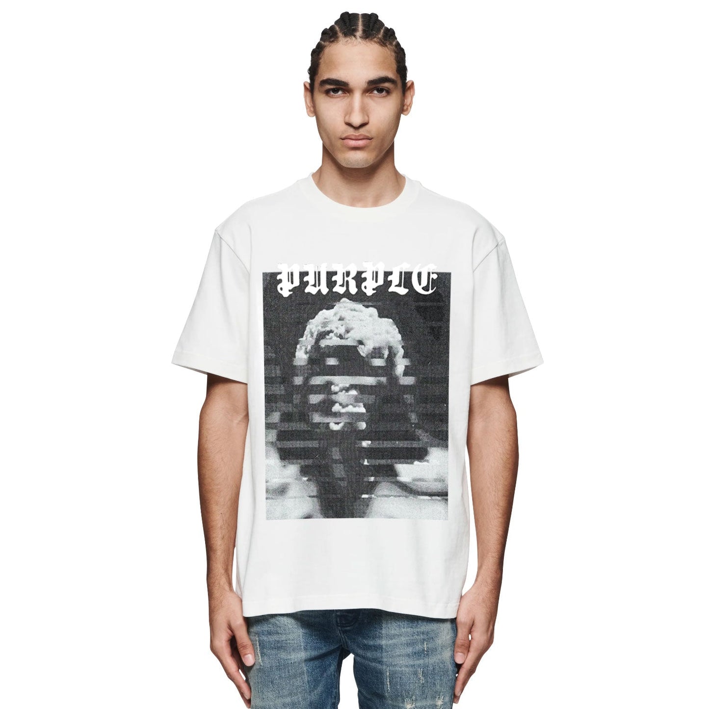 보라색 새 티셔츠 PUR120# 