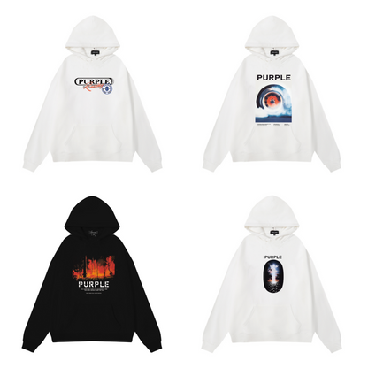 퍼플 뉴 후드티 999 