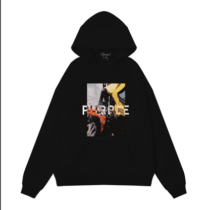 퍼플 뉴 후드티 982 