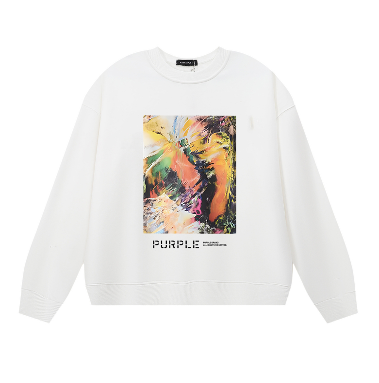 퍼플 남성용 긴팔 티셔츠 스웨트셔츠 1126 