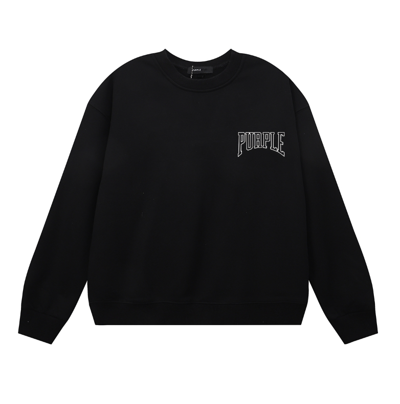 퍼플 남성용 긴팔 티셔츠 스웨트셔츠 1152 