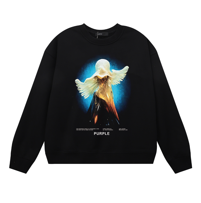 퍼플 남성용 긴팔 티셔츠 스웨트셔츠 1159 