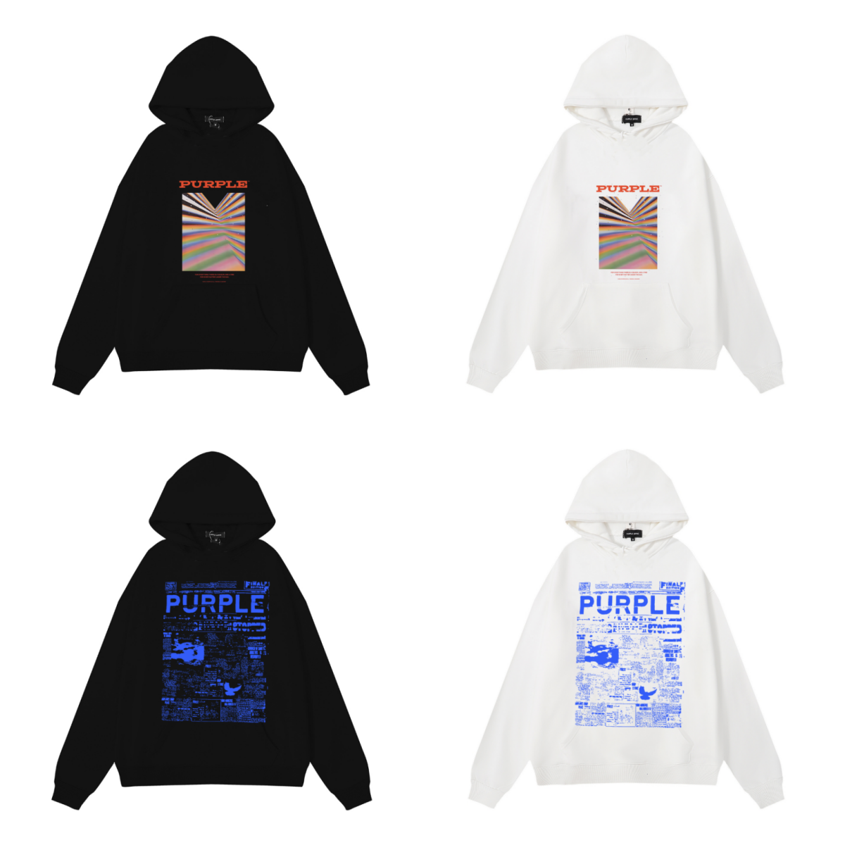 퍼플 뉴 후디 987 