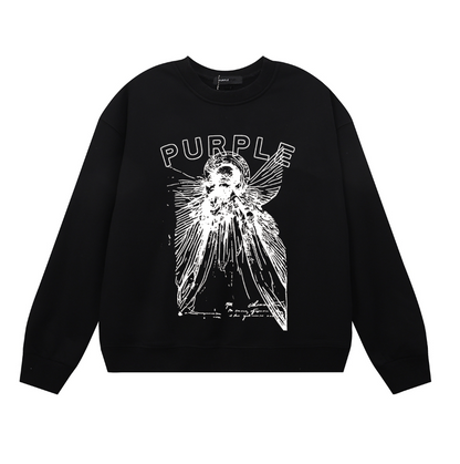 퍼플 남성용 긴팔 티셔츠 스웨트셔츠 1134 