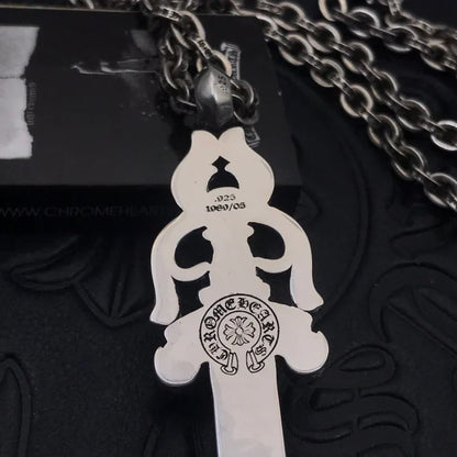 Chrome Hearts ロゴネックレス -6