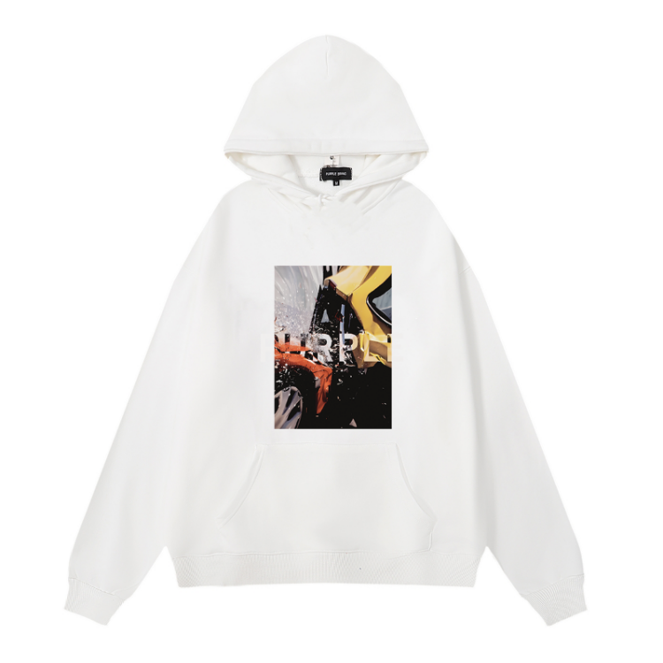 퍼플 뉴 후드티 982 