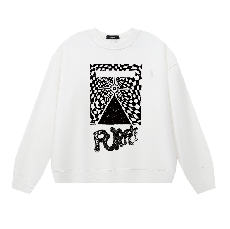 퍼플 남성용 긴팔 티셔츠 스웨트셔츠 1147 