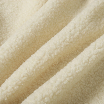 크롬하츠 호스슈 자수 셰르파 재킷 - 블랙 크림 고딕 코트 825 