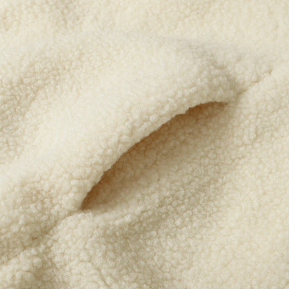 크롬하츠 호스슈 자수 셰르파 재킷 - 블랙 크림 고딕 코트 825 