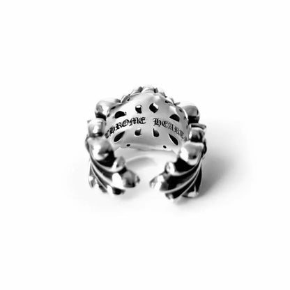 Chrome Hearts ダブルフローラルリング -1