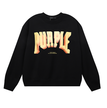퍼플 남성용 긴팔 티셔츠 스웨트셔츠 1128 