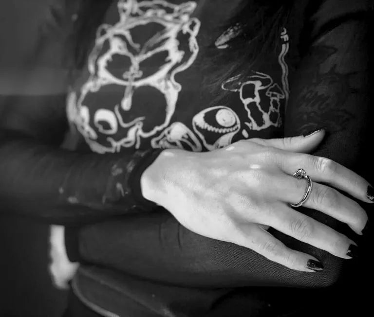 Chrome Hearts ネイルリング – クロスボール -56