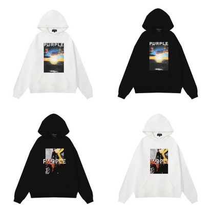 퍼플 뉴 후드티 982 