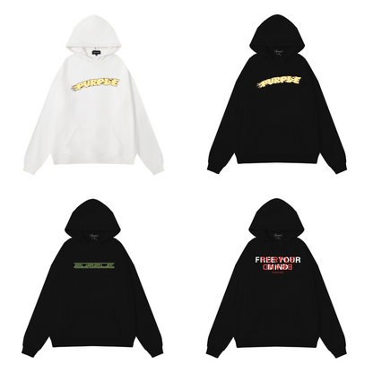 퍼플 뉴 후디 988 