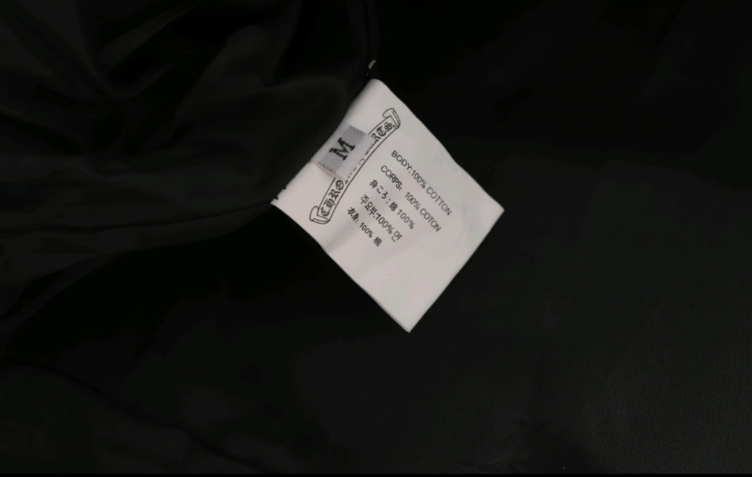 크롬하츠 블랙 화이트 스트리트 스타일 야구 코트 0002 