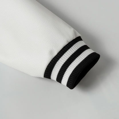 크롬하츠 바시티 재킷 - 블랙 화이트 고딕 베이스볼 코트 2206 