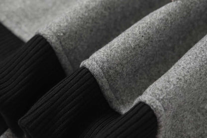 Chrome Hearts マルチクロス バーシティジャケット - グレーブラック ストリートジャケット 2215 