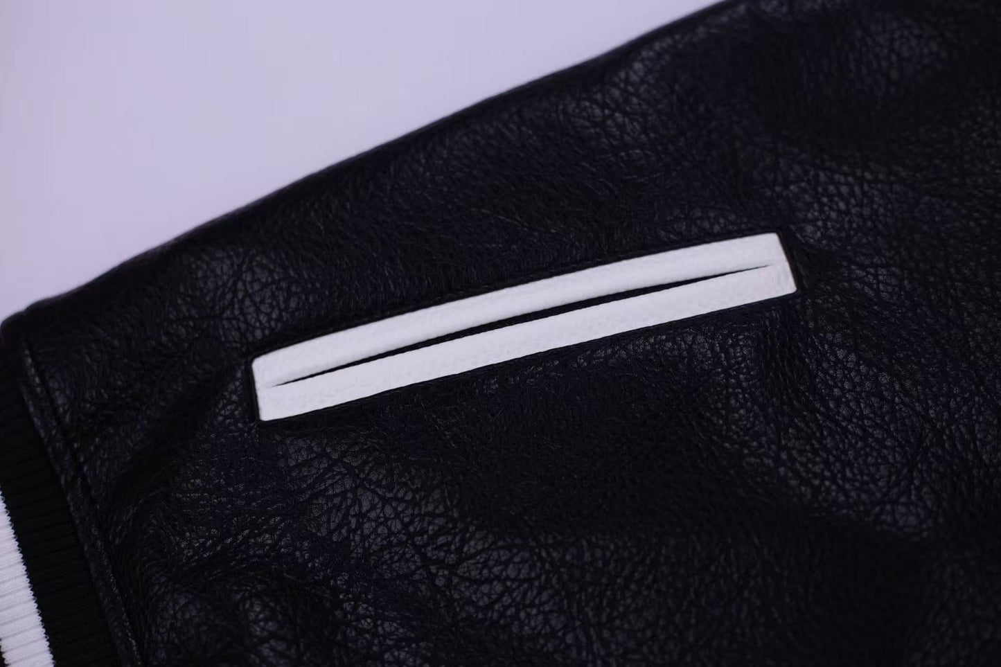 크롬하츠 자수 슬리브 바시티 재킷 - 블랙 스트리트웨어 코트 5577 