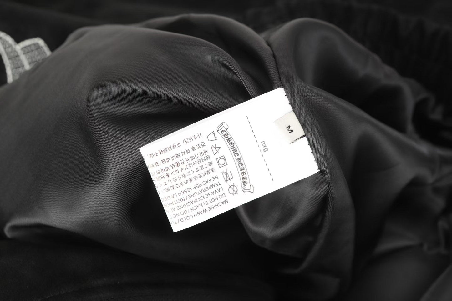 크롬하츠 호스슈 크로스 재킷 - 블랙 스트리트 자수 코트 8800 