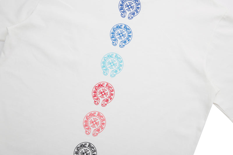 Chrome Hearts マルチカラー ホースシュー Tシャツ K6048 