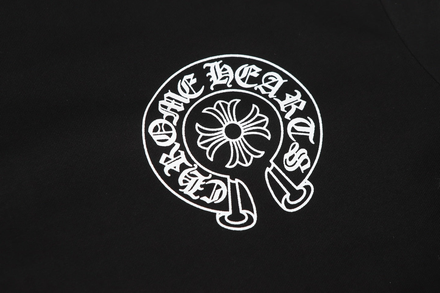 Chrome Hearts ロゴフラッグ ロングスリーブTシャツ - ブラック ホワイト ゴシック ストリート Tシャツ K2126 