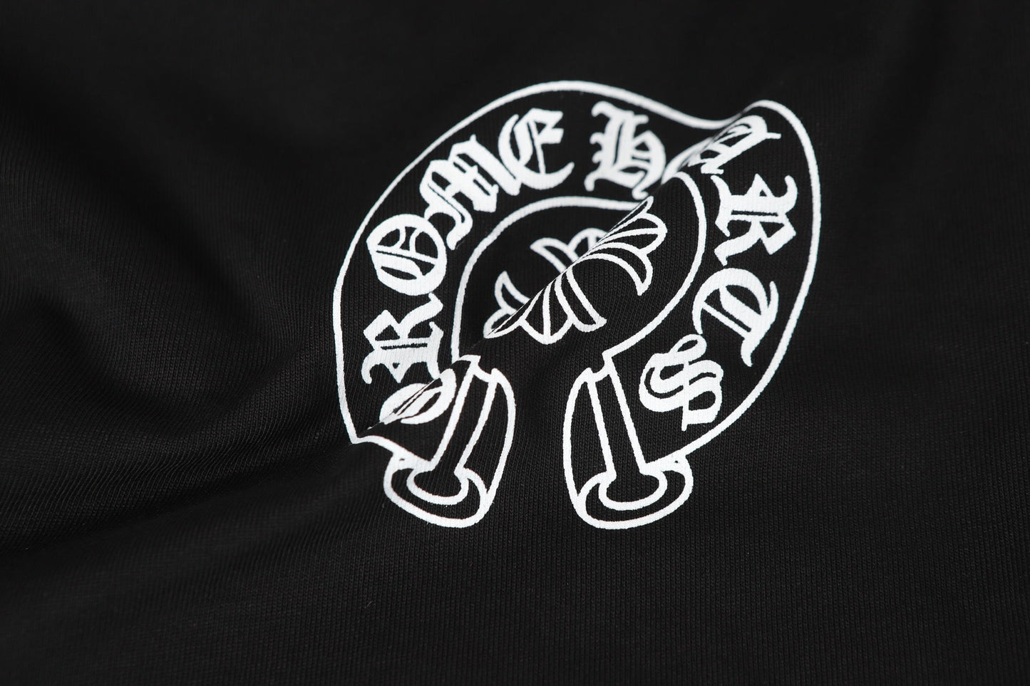 Chrome Hearts ロゴフラッグ ロングスリーブTシャツ - ブラック ホワイト ゴシック ストリート Tシャツ K2126 