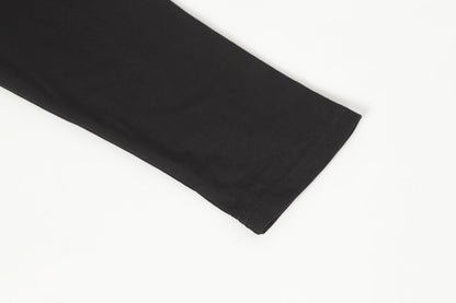 Chrome Hearts ロゴフラッグ ロングスリーブTシャツ - ブラック ホワイト ゴシック ストリート Tシャツ K2126 