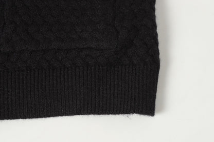 Chrome Hearts ゴシッククロス ニットカーディガン - ブラックグレー ストリートウェア ジャケット 904 