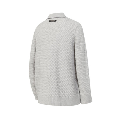 Chrome Hearts ゴシッククロス ニットカーディガン - ブラックグレー ストリートウェア ジャケット 904 