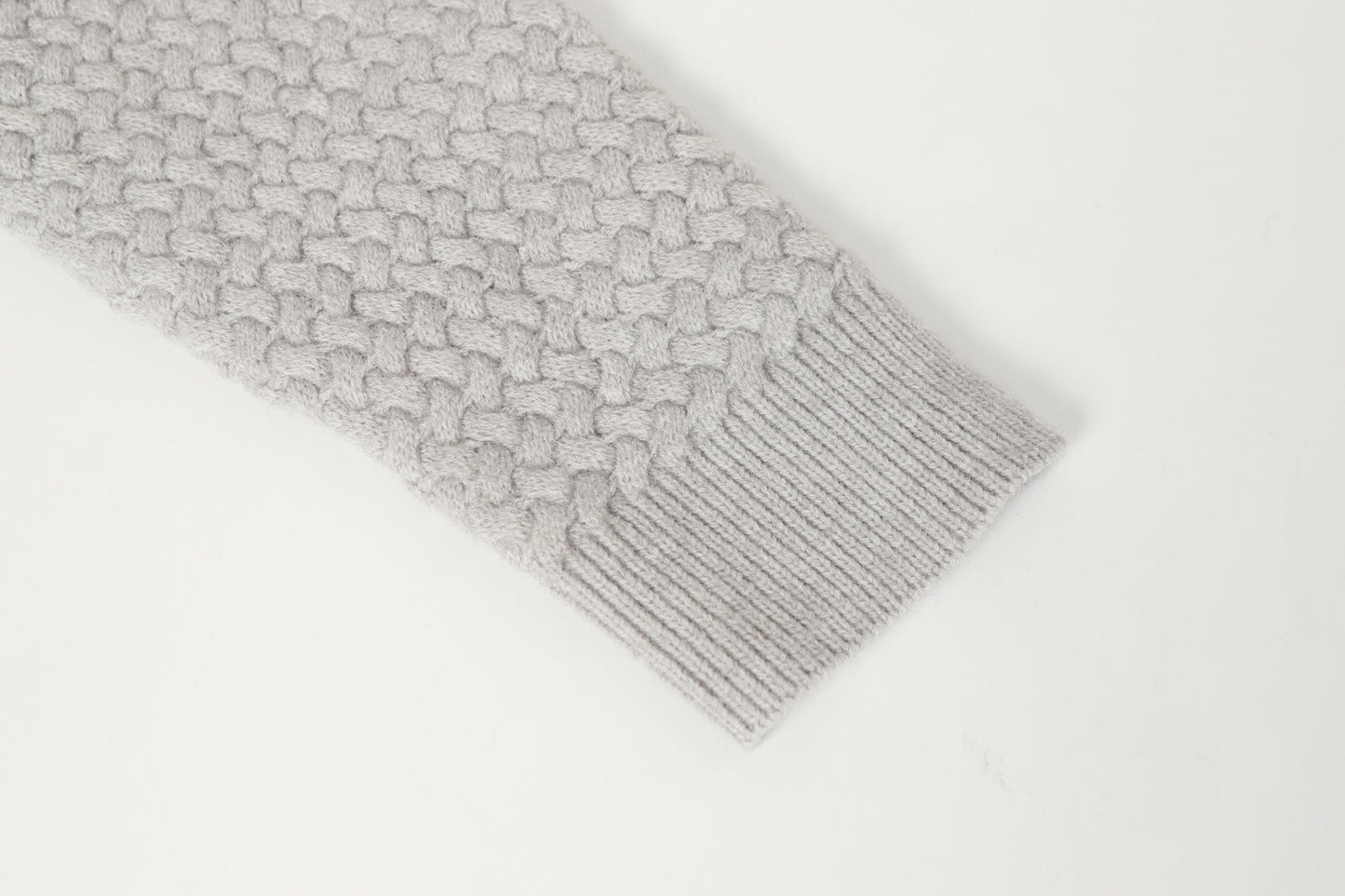 Chrome Hearts ゴシッククロス ニットカーディガン - ブラックグレー ストリートウェア ジャケット 904 