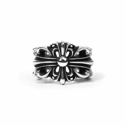 Chrome Hearts ダブルフローラルリング -1