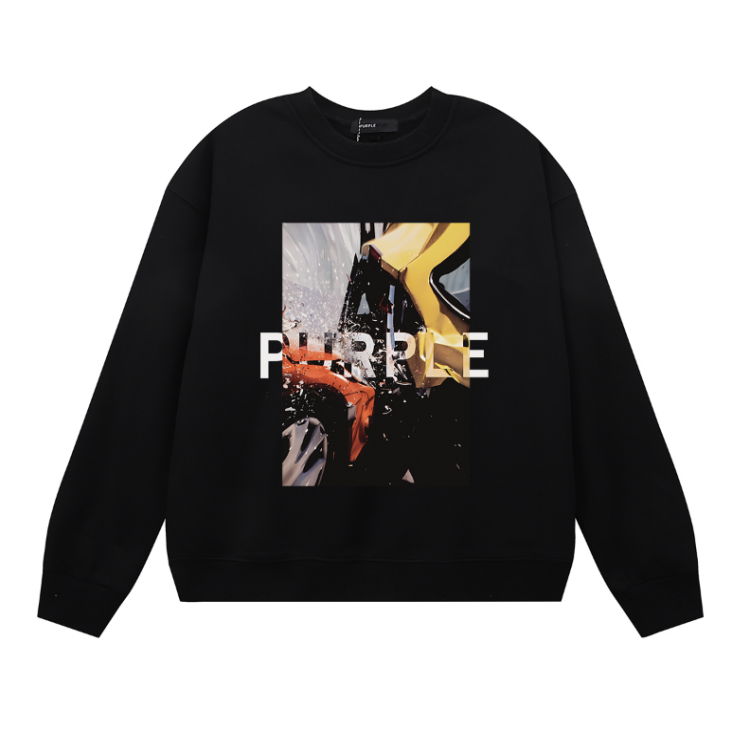 퍼플 남성용 긴팔 티셔츠 스웨트셔츠 1123 