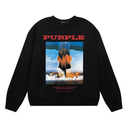 퍼플 남성용 긴팔 티셔츠 스웨트셔츠 1149 