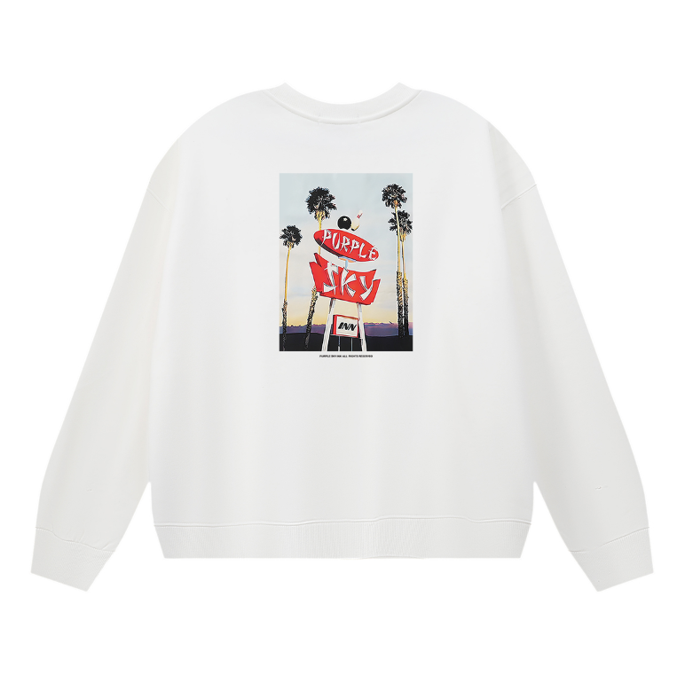 퍼플 남성용 긴팔 티셔츠 스웨트셔츠 1150 