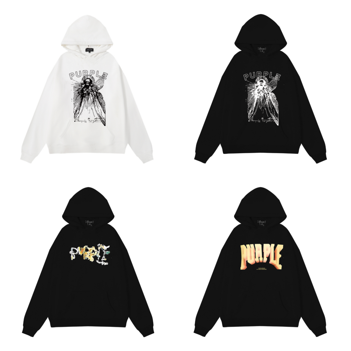 퍼플 뉴 후디 990 