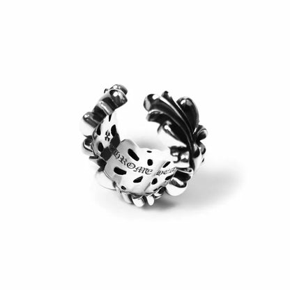 Chrome Hearts ダブルフローラルリング -1