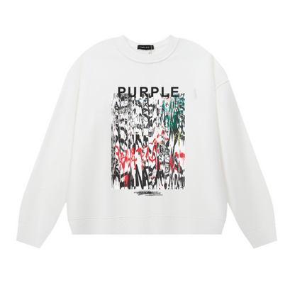 퍼플 남성용 긴팔 티셔츠 스웨트셔츠 1119 